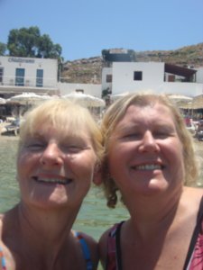 BEACH BABES IN LINDOS