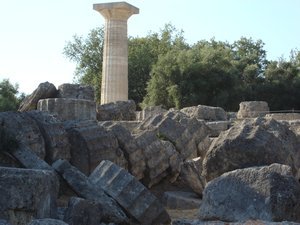 REMAINS OF TEMPLE OF ZEUS