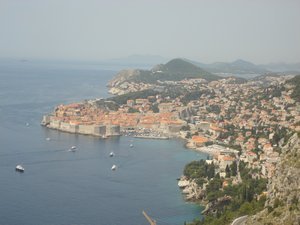 FIRST GLIMPSE OF DUBROVNIK