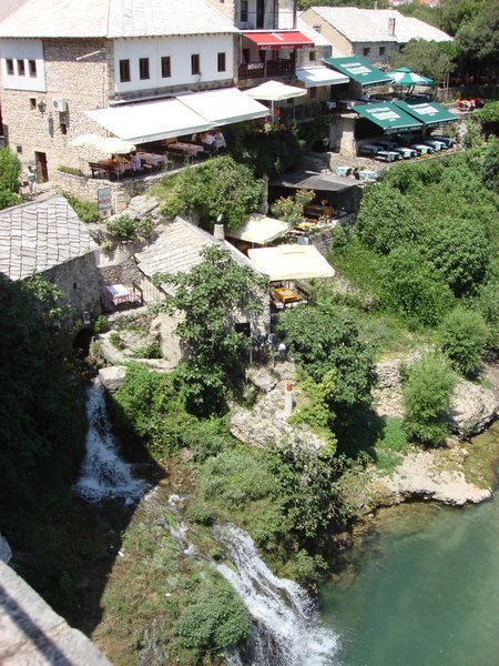 MOSTAR BY THE RIVER BANK