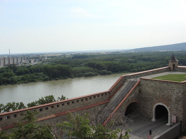 VIEW OF THE DANUBE FROM THE CASTLE WALL