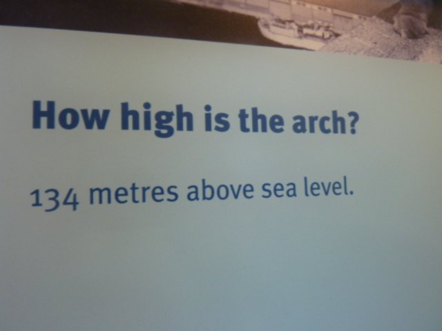 How high is the arch?