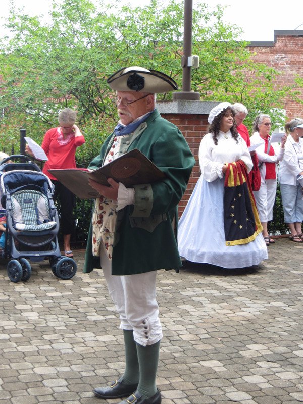 4 July Independance Proclamation re enactment