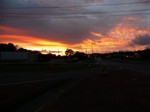 Sunrise, leaving Gold Coast