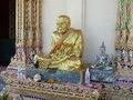 Gold Monk Statue