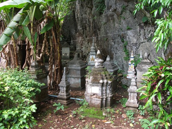 outside cave temple