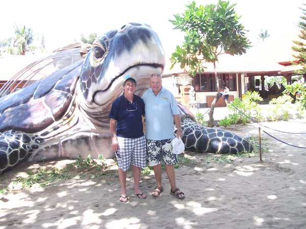 Big Turtle at Kuta Beach