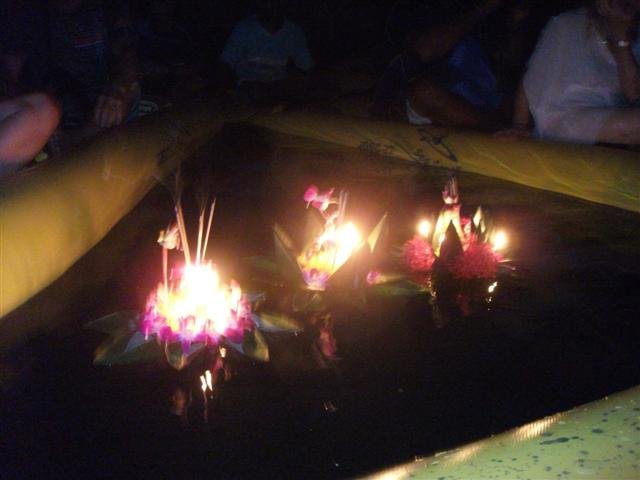 offerings to water spirits.