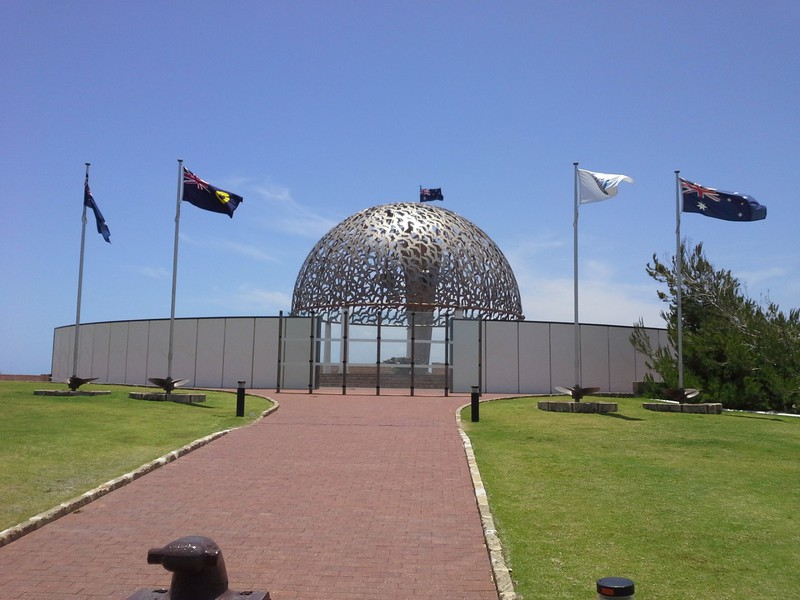 Memorial to HMAS Sydney 11 Geraldton.