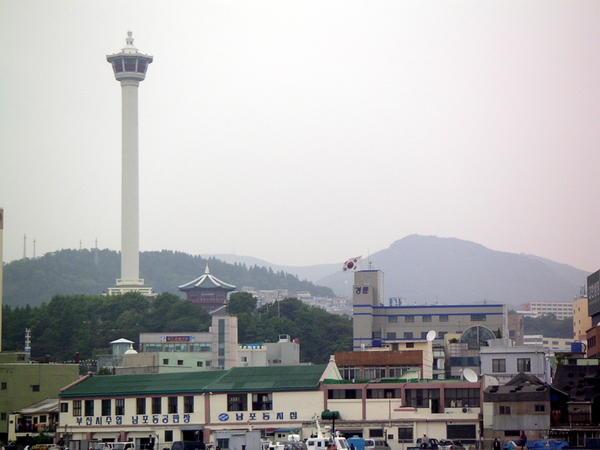 Busan Tower from the Boat