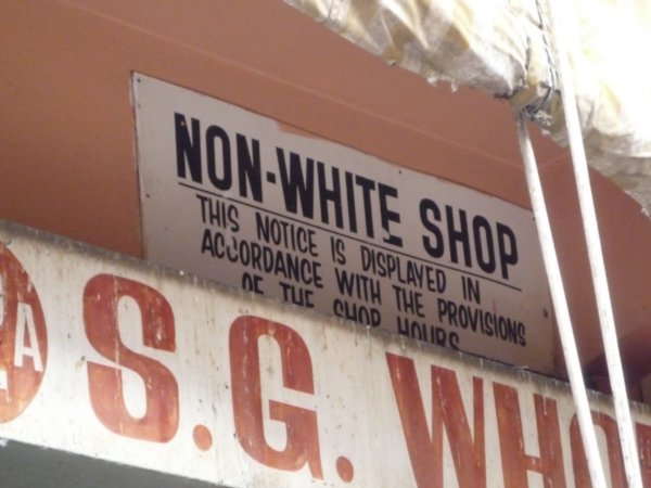 non-white shop