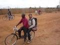 Bicycle taxi to the border