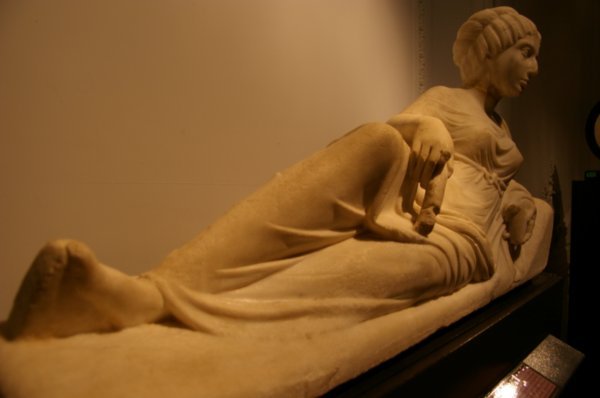 Statue inside the Alexandria museum