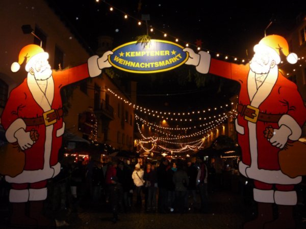 Entrance to the Kempten Christmas market