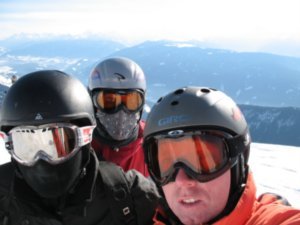 Why wouldn't you want to go skying with these three trustworthy gentlemen?