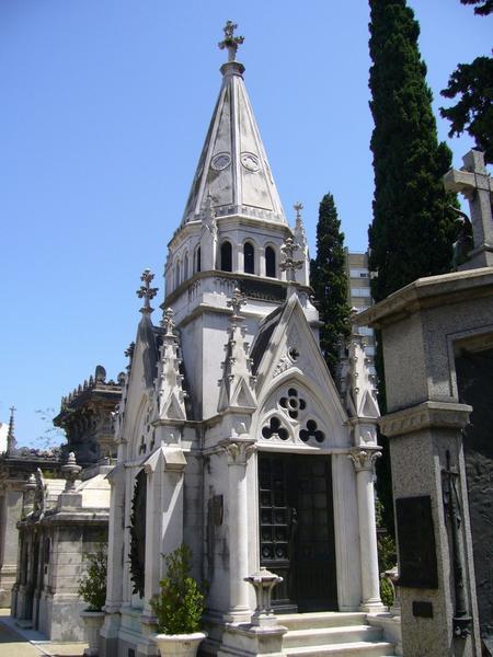 A “tombstone” in the Recoleta cemetery