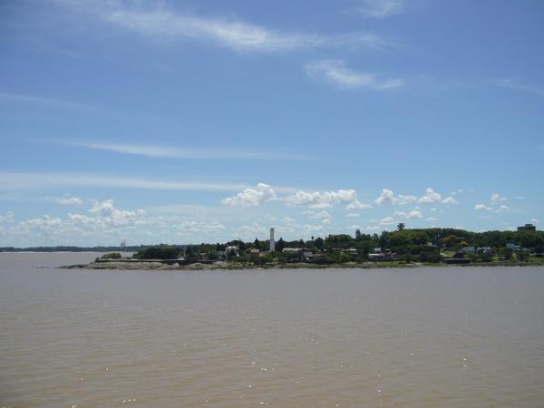 View of Colonia from the ferry