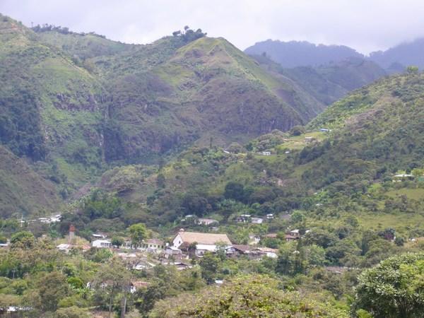 View of the village near Tierradentro
