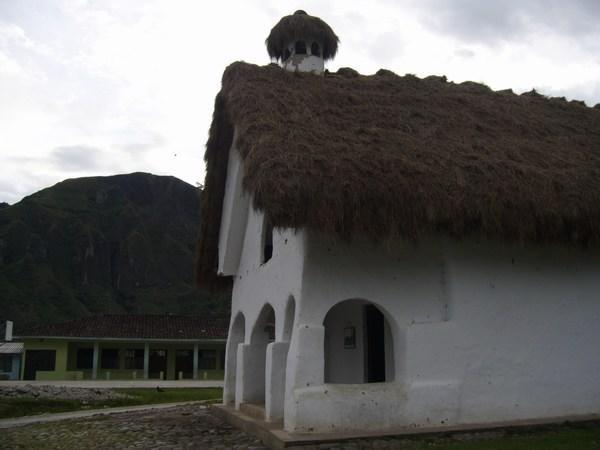 Church in the village near Tierradentro