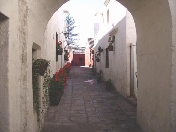 Street in the monastery 
