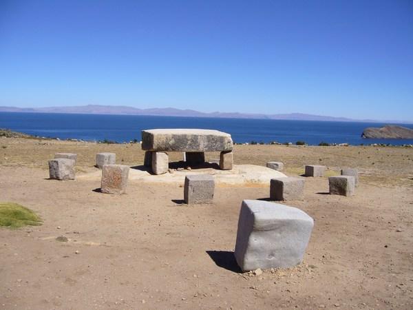 Sacrifice altar on Isla del Sol