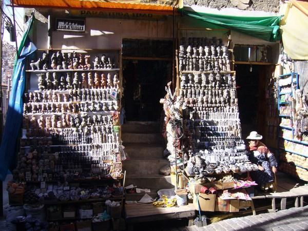 Souvenir shop and "witches" shop in one
