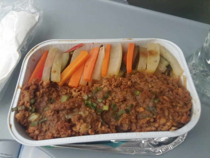 Airline food. What can I say