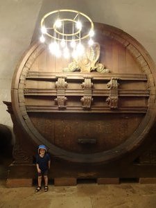 The big wine barrel