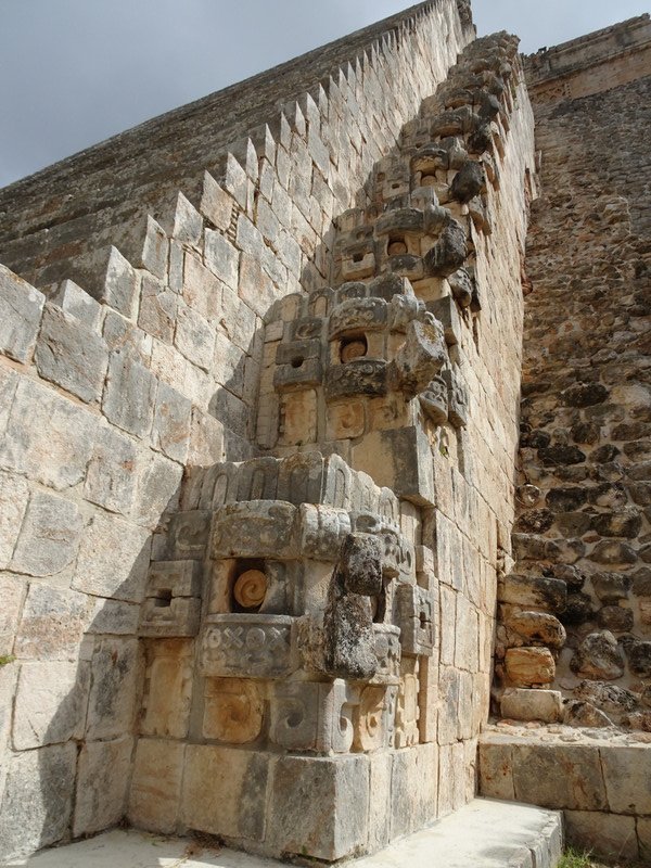 Uxmal pyramid stairs