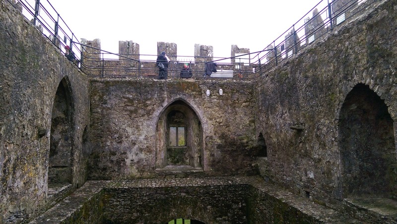 Blarney Stone in the center top of the tower