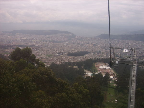 Quito from a cable car