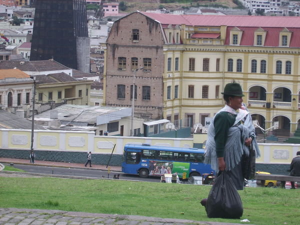 Indigenous Lady in Quito