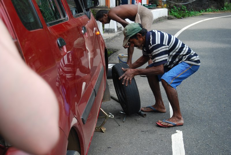 Fixing the tyre