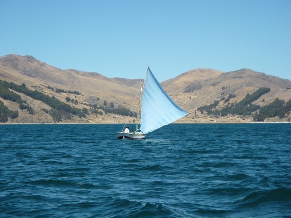 Traditional sailing boat