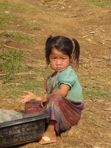Laos village girl
