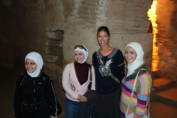 Picture with local girls