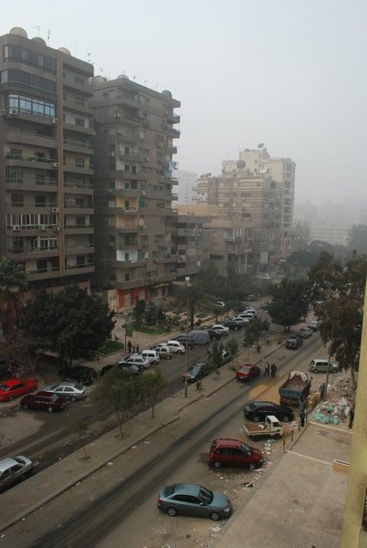 View from our Cairo Apartment