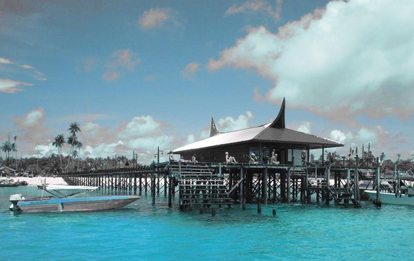 Fancy Resort on Palau Mabul.