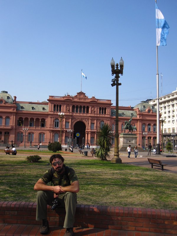 The Casa Rosada -- the Presidential Palace -- in Buenos Aires