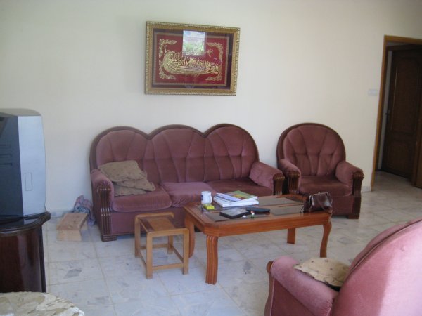 Living room at teachers' house