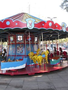A Carousel in a Park in Buenos Aires