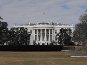 It's a big white house