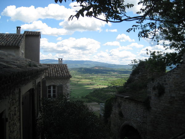 View of countryside from Gordes