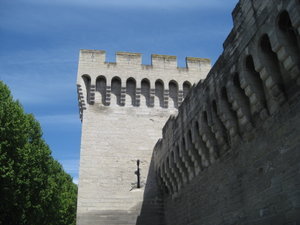 Wall surronding Avignon