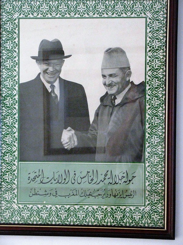 President Eisenhower and King Mohammed V