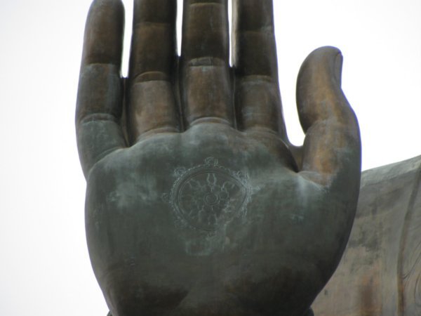 The hand of Buddha