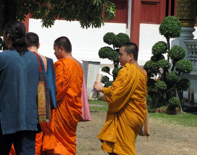 Monks headed to study