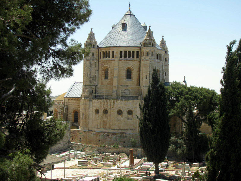 Dormition Abbey from the ramparts