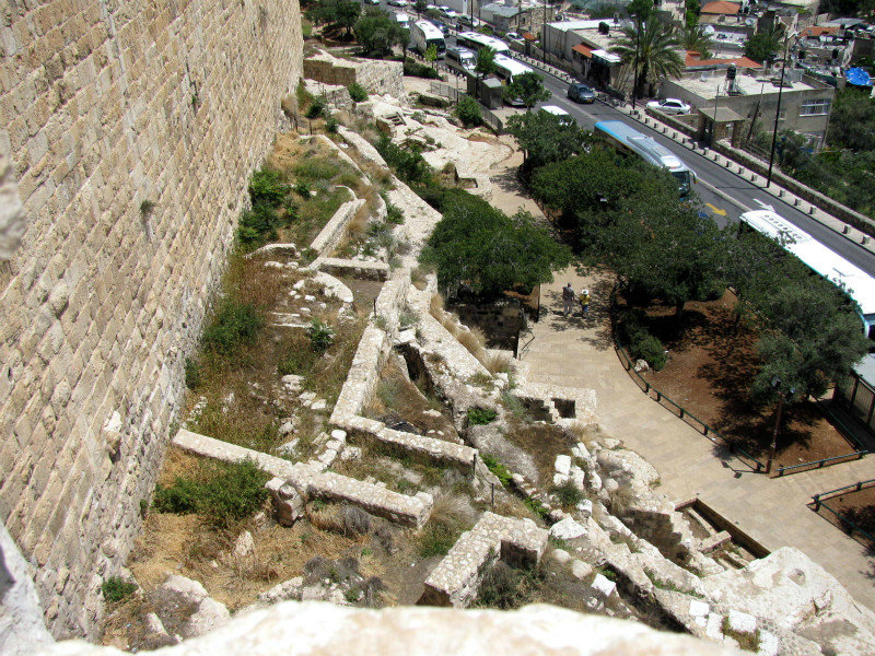 ruins outside city walls