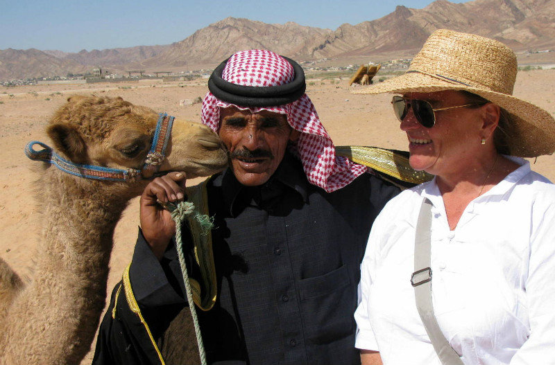 Bedouin and camel
